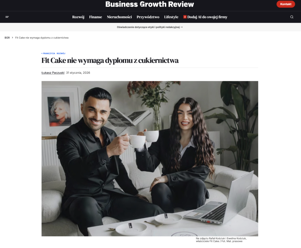 fit cake bezpieczna franczyza z niskim progiem wejścia