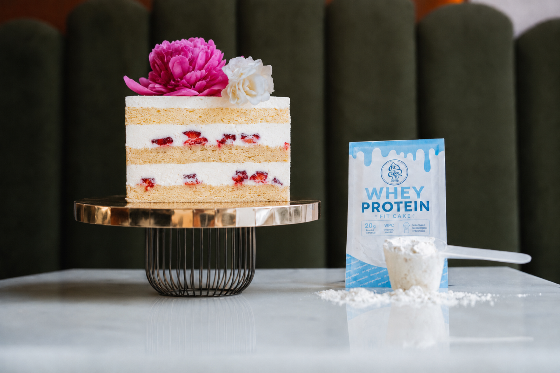 nowa oferta desery proteinowe bez cukru bez glutenu fit cake